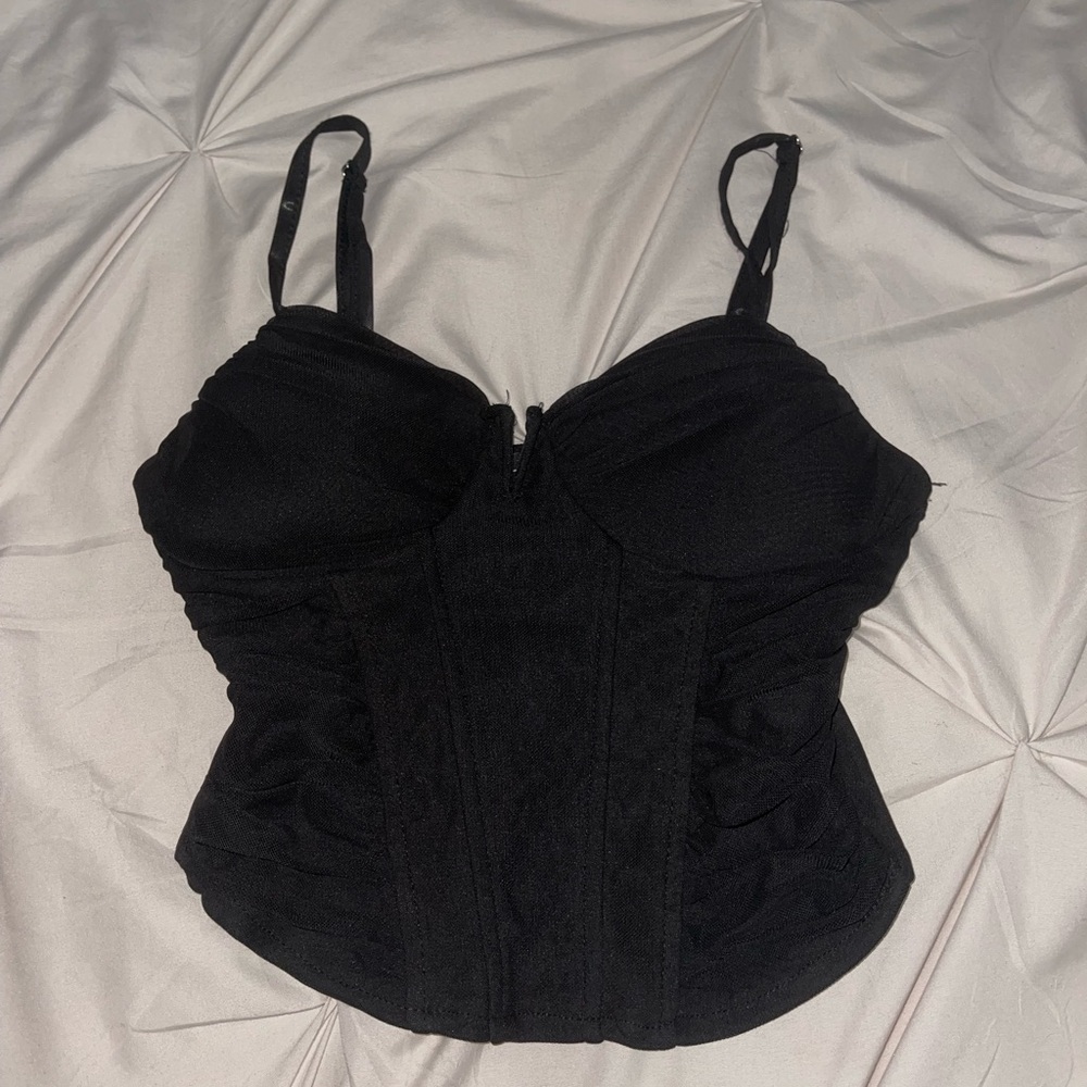 Black Crop Top